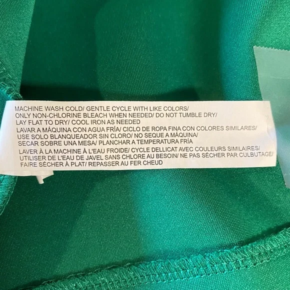 Eloquii Green Cold Shoulder Dress Size 20 - Picture 8 of 8